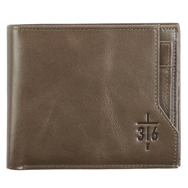 John 3:16 Cross Leather Wallet EasyOptionXY LLC