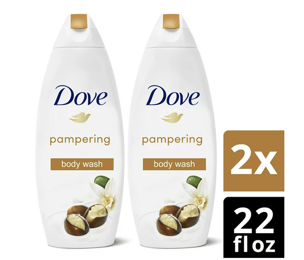 Dove Pampering Shea Butter with Warm Vanilla Body Wash 22 fl. Oz. (2 Count) EasyOptionXY LLC