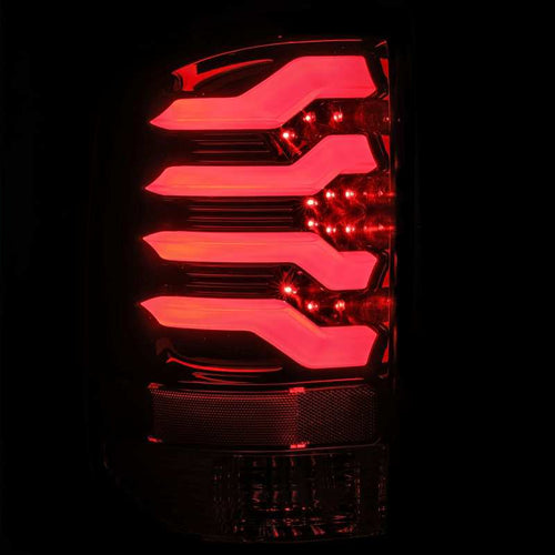 AlphaRex 14-18 GMC Sierra 1500 PRO-Series LED Tail Lights Red Smoke OffRoadUSA.com