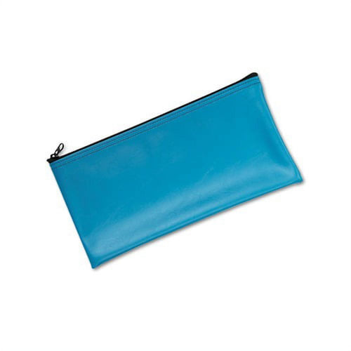 Leatherette Zippered Wallet, Leather-Like Vinyl, 11W x 6H, Marine Blue -Mmf2340416W38 EasyOptionXY LLC