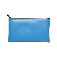 Leatherette Zippered Wallet, Leather-Like Vinyl, 11W x 6H, Marine Blue -Mmf2340416W38 EasyOptionXY LLC