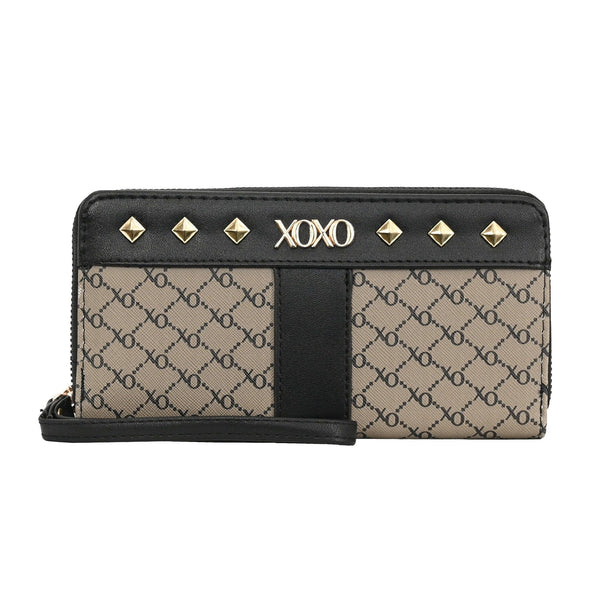 XOXO Women's Zip Around Wristlet Wallet - Card Holders, 2 Cash Pockets and Phone Slot EasyOptionXY LLC