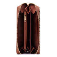 Time and Tru Women's Alex Zip Around Wallet Layered Leopard EasyOptionXY LLC