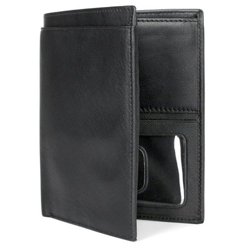 J. Buxton Men's RFID Passport Wallet Leather, Black EasyOptionXY LLC