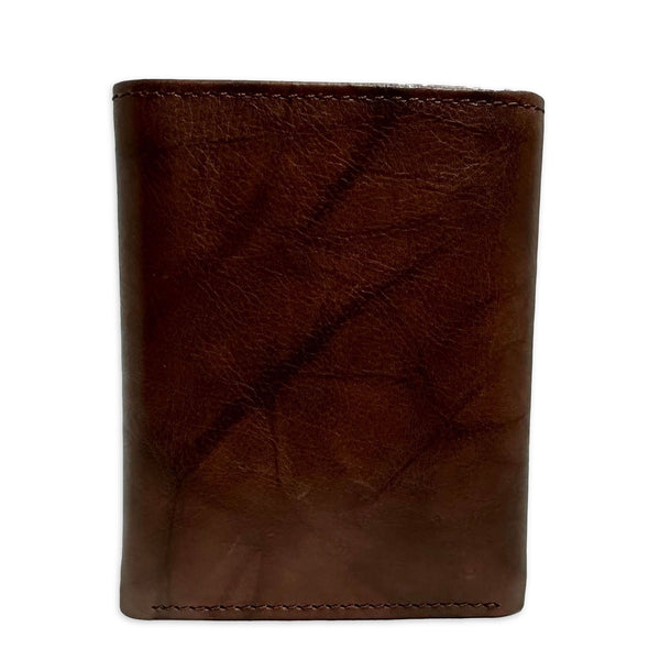 George Men's Crunch TriFold with Flip ID Wallet EasyOptionXY LLC