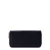 Time and Tru Women's Alex Zip Around Wallet Black EasyOptionXY LLC