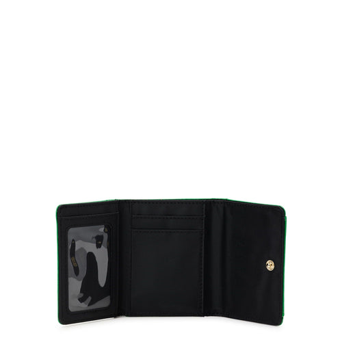 No Boundaries Women's Croc-Effect Faux-Leather Compact Wallet EasyOptionXY LLC