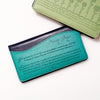 Checkbook Cover Teal Serenity Prayer EasyOptionXY LLC