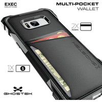 Ghostek Exec Card Holder Wallet Phone Case Designed for Galaxy S8 2017 (5.8 Inch) - (Gold) EasyOptionXY LLC