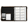 Rolodex Explorer Leather Organizer Business Card Book, 240-Card Cap., 11 x 13 1/2, Brown EasyOptionXY LLC