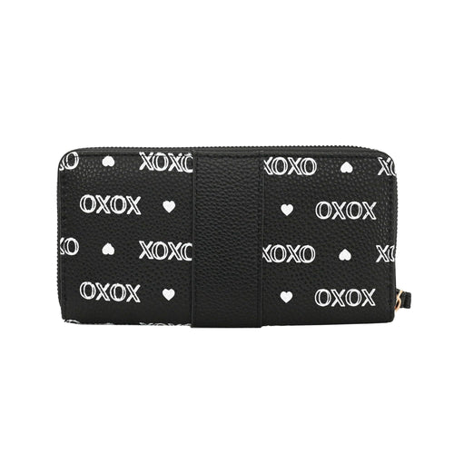 XOXO Women's Zip Around Wristlet Wallet - Large Capacity Travel Clutch with Card Holders, 2 Cash Pockets and Phone Slot EasyOptionXY LLC