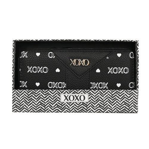 XOXO Women's Zip Around Wristlet Wallet - Large Capacity Travel Clutch with Card Holders, 2 Cash Pockets and Phone Slot EasyOptionXY LLC