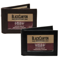 BlackCanyon Outfitters BCO RFID MONEY CLIP WALLET/ BK/BR EasyOptionXY LLC