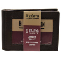 BlackCanyon Outfitters BCO RFID MONEY CLIP WALLET/ BK/BR EasyOptionXY LLC