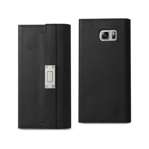 Samsung Galaxy Note 5 Genuine Leather Rfid Wallet Case And Metal Buckle Belt In Black EasyOptionXY LLC