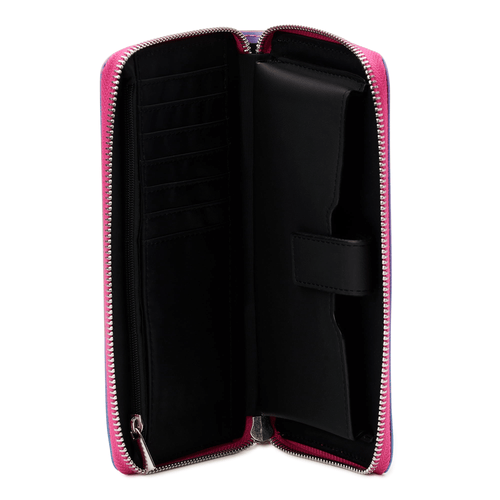 No Boundaries Women's Iridescent Rainbow Vinyl Wristlet EasyOptionXY LLC