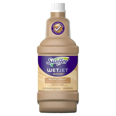 Swiffer WetJet Spray Mop Quickdry Formula Liquid Wood Floor Cleaner Refill, 42.2 fl oz EasyOptionXY LLC