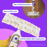 Swiffer PowerMop Wood Mopping Pad Refills for Floor Cleaning, 8 count EasyOptionXY LLC