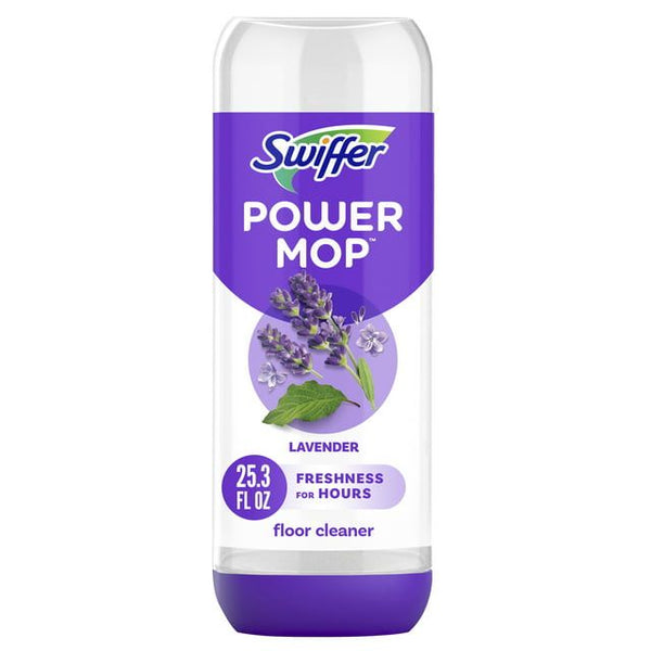 Swiffer Power Mop Liquid Floor Cleaner Solution with Lavender Scent, 25.3 fl oz EasyOptionXY LLC