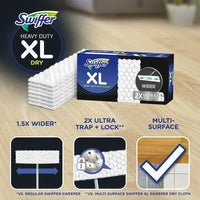 Swiffer Sweeper XL Heavy Duty Multi-Surface Dry Cloth Refills, 10 Count EasyOptionXY LLC