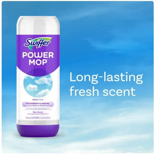 Swiffer Power Mop Liquid Floor Cleaners Solution with Fresh Scent, 25.3 fl oz. EasyOptionXY LLC