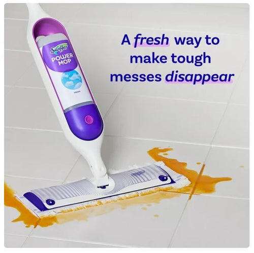 Swiffer Power Mop Liquid Floor Cleaners Solution with Fresh Scent, 25.3 fl oz. EasyOptionXY LLC