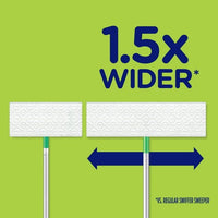 Swiffer Sweeper XL Wet + Dry Kit, 1 Sweeper, 8 Dry Sweeping Cloths, 2 Wet Mop Cloths EasyOptionXY LLC