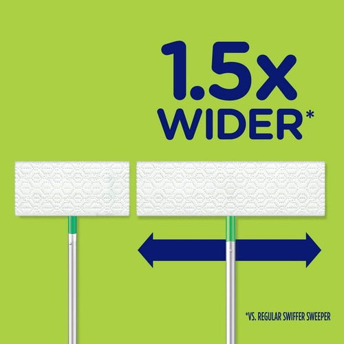 Swiffer Sweeper XL Wet + Dry Kit, 1 Sweeper, 8 Dry Sweeping Cloths, 2 Wet Mop Cloths EasyOptionXY LLC