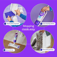 Swiffer Power Mop Multi-Surface Kit for Floor Cleaning, Fresh Scent EasyOptionXY LLC