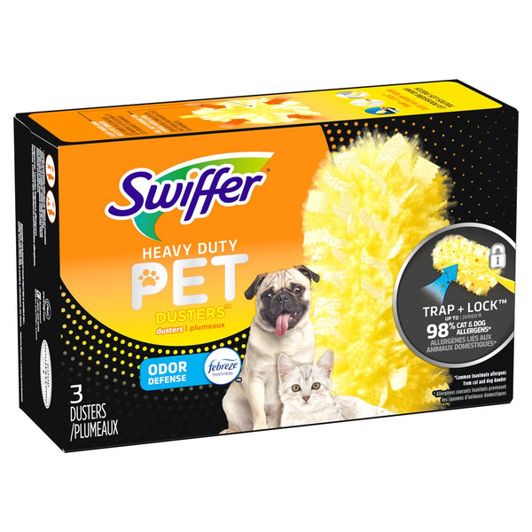 Swiffer 360 Dusters, Pet Heavy Duty Refills with Febreze Odor Defense, 3 count EasyOptionXY LLC