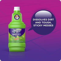 Swiffer WetJet Multi-Purpose and Hardwood Liquid Floor Cleaner Solution Refill, with Gain Scent (2 count, 42.2 fl oz each) EasyOptionXY LLC