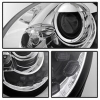 Spyder Volkswagen Beetle 1998-2005 Projector Headlights DRL Chrome PRO-YD-VB98-DRL-C OffRoadUSA.com