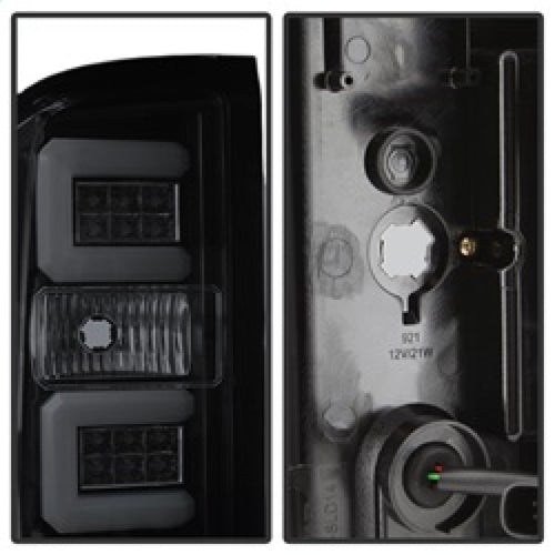 Spyder Chevy Silverado 16-17 Light Bar LED Tail Lights - Black Smoke ALT-YD-CS16-LED-BSM OffRoadUSA.com