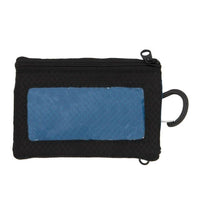 Chums Ripstop Nylon License Holder Wallet with Carabiner for Men and Women, Blue and Black EasyOptionXY LLC