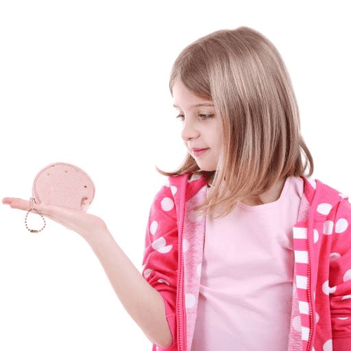 Way to Celebrate! Glitter Purses Girls Bags Party Favors Birthday Gift Pouch - 4 Count Age 3+ Years EasyOptionXY LLC