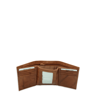 Leather Trifold wallet EasyOptionXY LLC