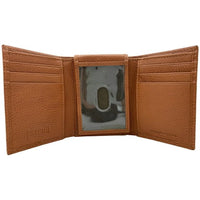 MILLED TRIFOLD WITH FLIP - SEPIA EasyOptionXY LLC