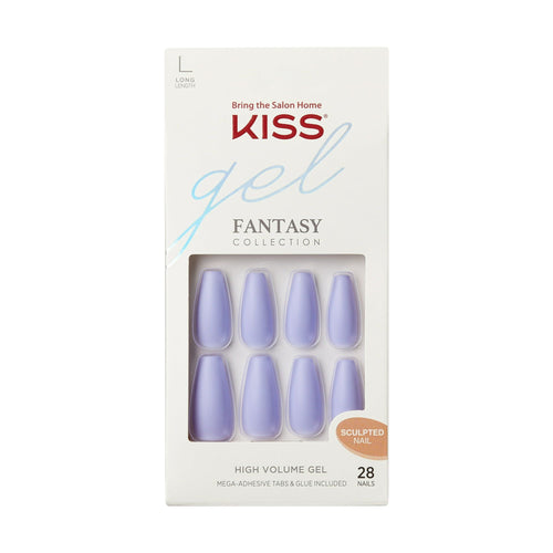 KISS Gel Fantasy Sculpted Fake Nails, 'Night After', 28 Count EasyOptionXY LLC