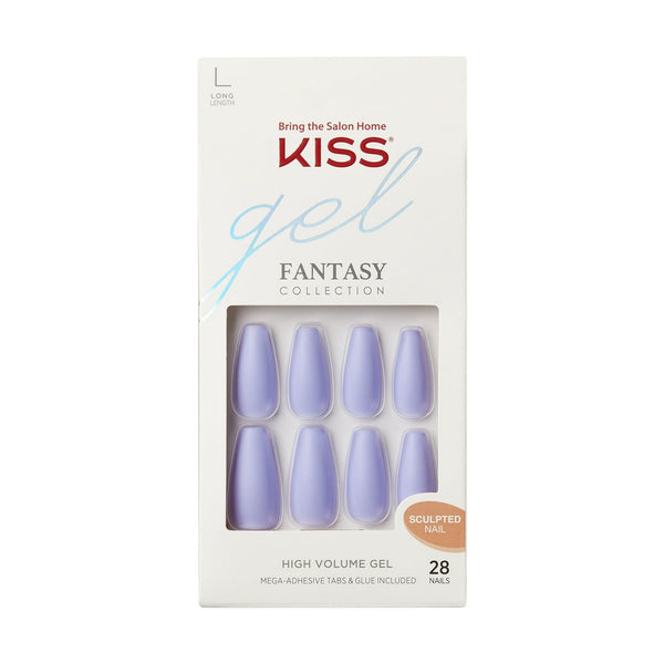 KISS Gel Fantasy Sculpted Fake Nails, 'Night After', 28 Count EasyOptionXY LLC