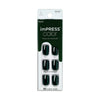 KISS imPRESS 'Emeralds' Color Press-On Nails, Green, Short Length, Square Shape, 33 Ct. EasyOptionXY LLC