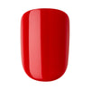KISS imPRESS Long-Lasting Short Square Gel Press-On Nails, Glossy Medium Red, 'Adore You', 33 Ct. EasyOptionXY LLC