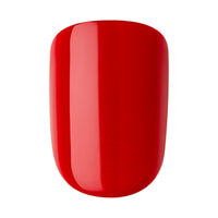 KISS imPRESS Long-Lasting Short Square Gel Press-On Nails, Glossy Medium Red, 'Adore You', 33 Ct. EasyOptionXY LLC