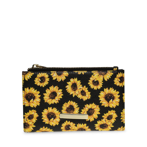 No Boundaries Women's Snap Wallet, Sunflower Black EasyOptionXY LLC