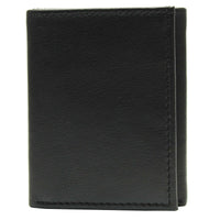 Men's George Trifold Black Wallet EasyOptionXY LLC
