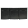 Men's George Trifold Black Wallet EasyOptionXY LLC