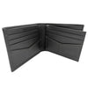 George Men's Genuine Milled Leather Bifold Wallet with Wing Black, RFID Protected, Men Ages 16 to 99 EasyOptionXY LLC