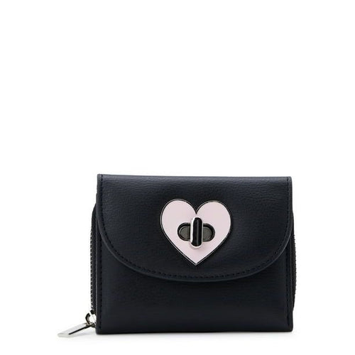 No Boundaries Women's Turn Lock Wallet, Black EasyOptionXY LLC