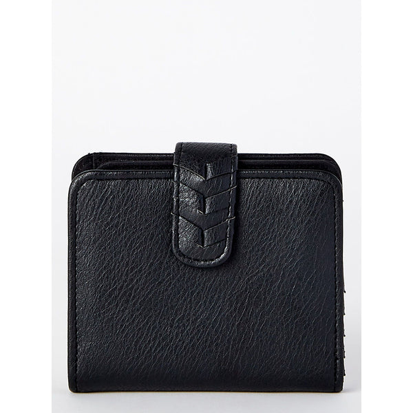 Time and Tru Women's Amelia Bi Fold Wallet Black EasyOptionXY LLC