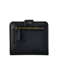 Time and Tru Women's Amelia Bi Fold Wallet Black EasyOptionXY LLC