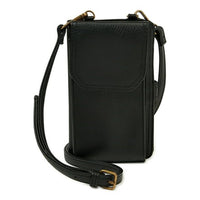 Time and Tru Women's Natalie Phone Case Cellie Wallet on a String Black EasyOptionXY LLC